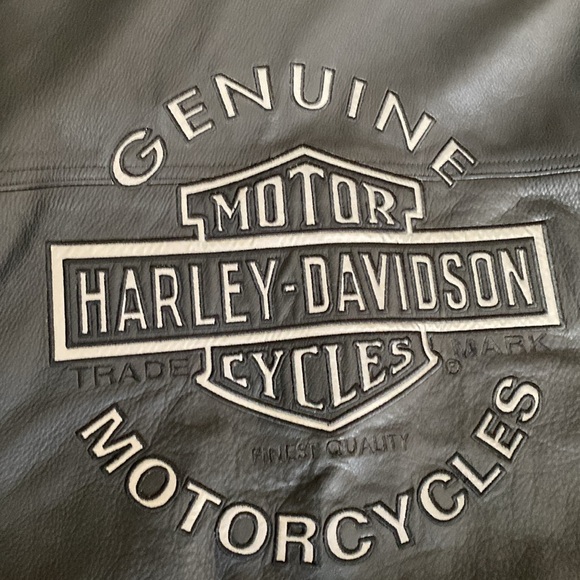 Harley-Davidson® Men's Reflective Road Warrior 3-in-1 Leather Jacket 98138-09VM - Picture 9 of 9